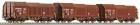 66182 Roco Set of 3 telescopic hood wagons
